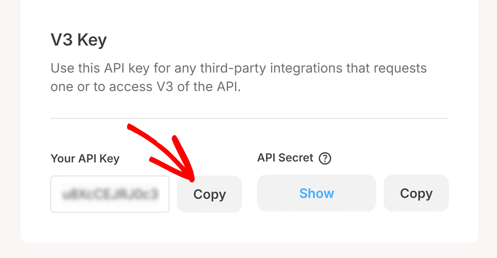 Copy Kit API key