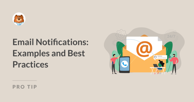 email notifications examples and best practices