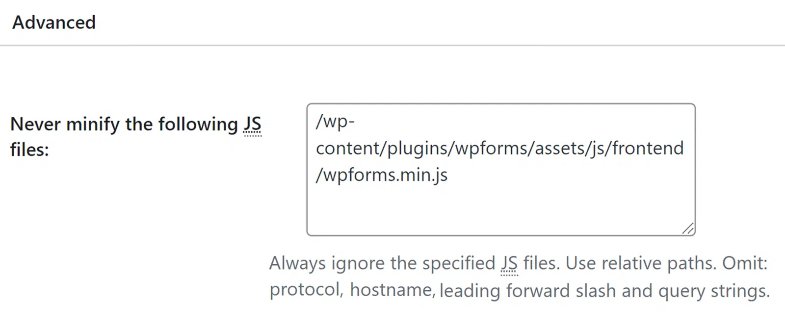 excluir-ativos-wpforms-w3-total-cache-1 - WPForms Excluir ativos do WPForms W3 Total Cache
