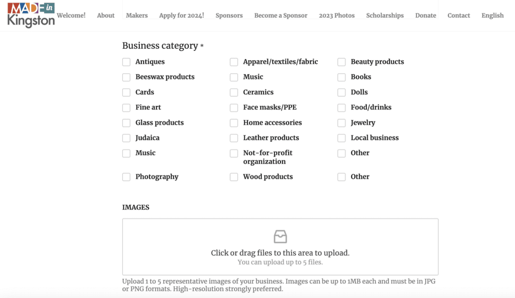 Business Registration Form