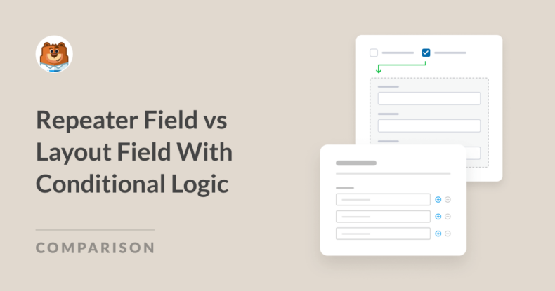 repeater field vs layout field