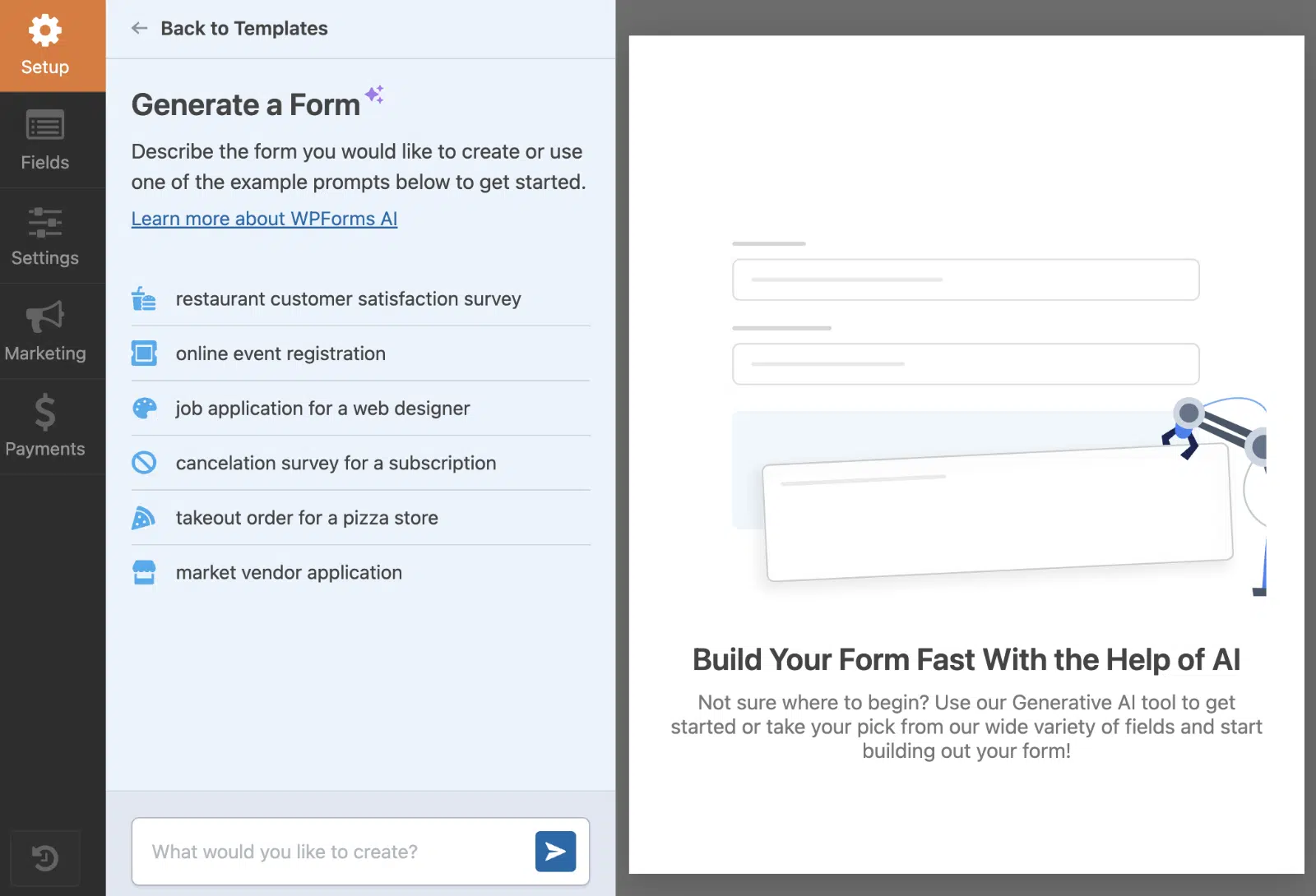 WPForms AIの概要