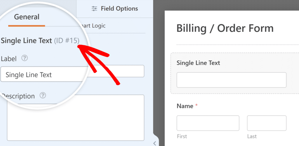 Finding the field ID