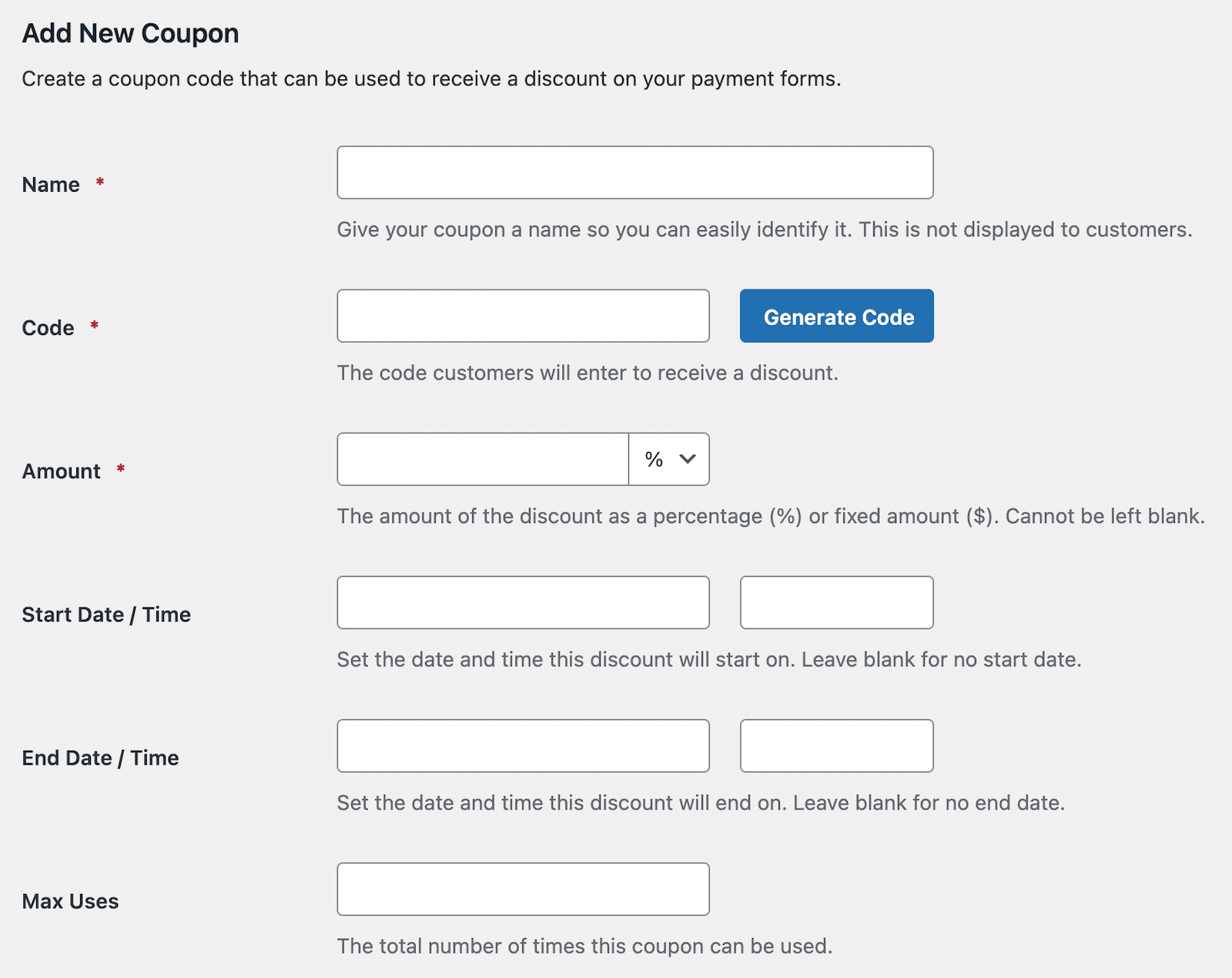 Add a coupon to your form in WPForms