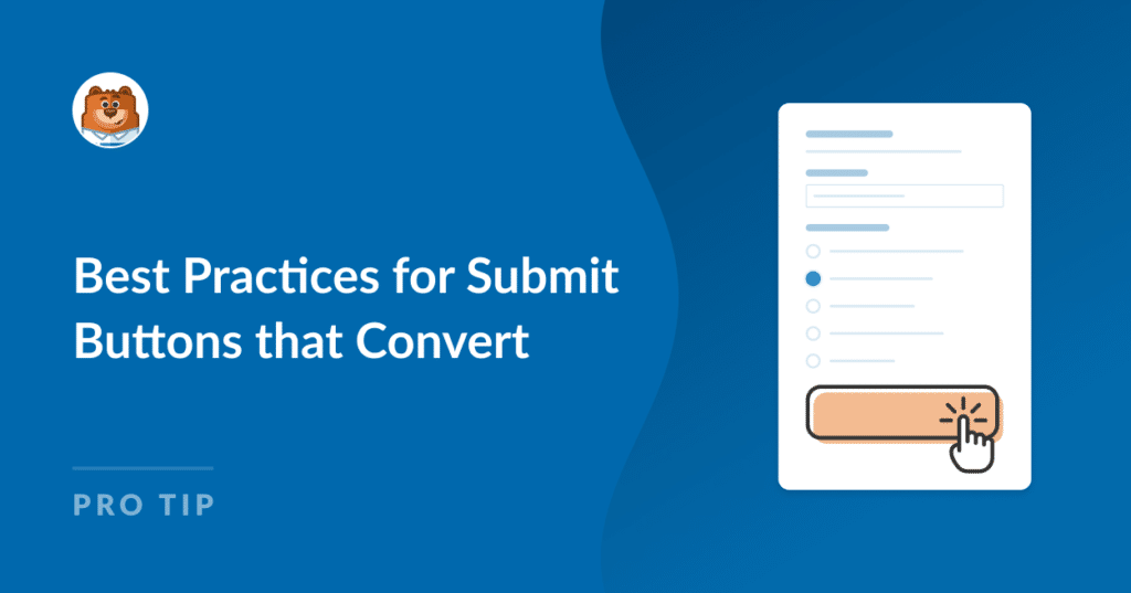 Submit button best practices