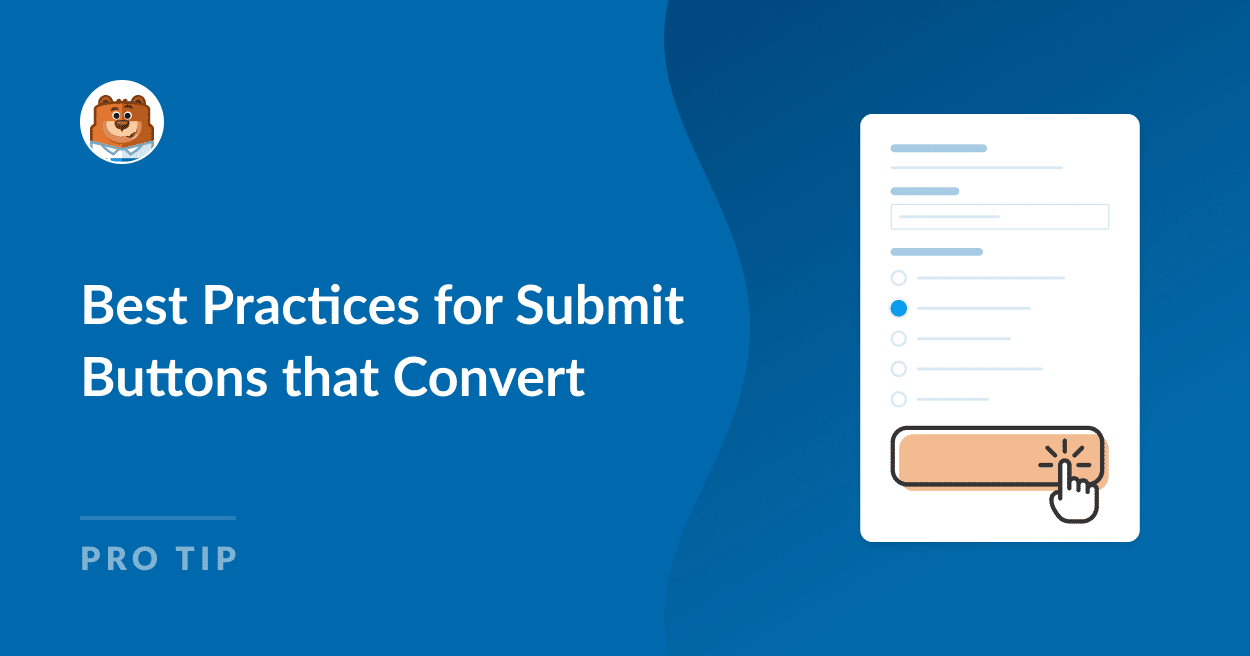 Submit button best practices