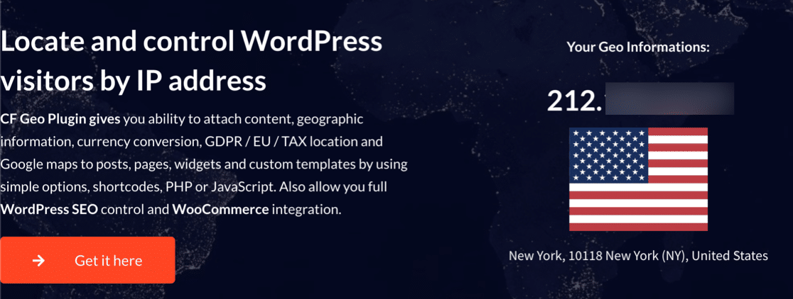 CF Geo geolocation plugin