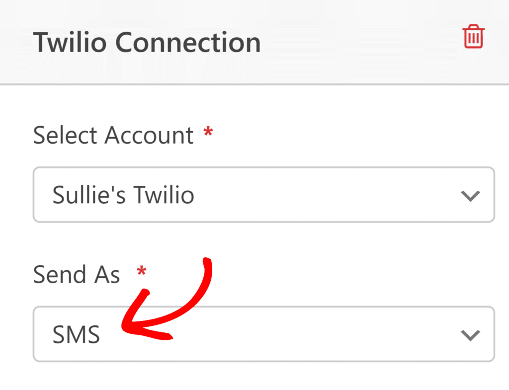 Add a Twilio connection