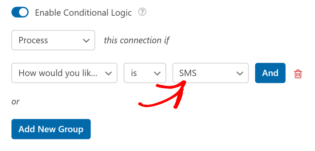 Conditional Logic rules