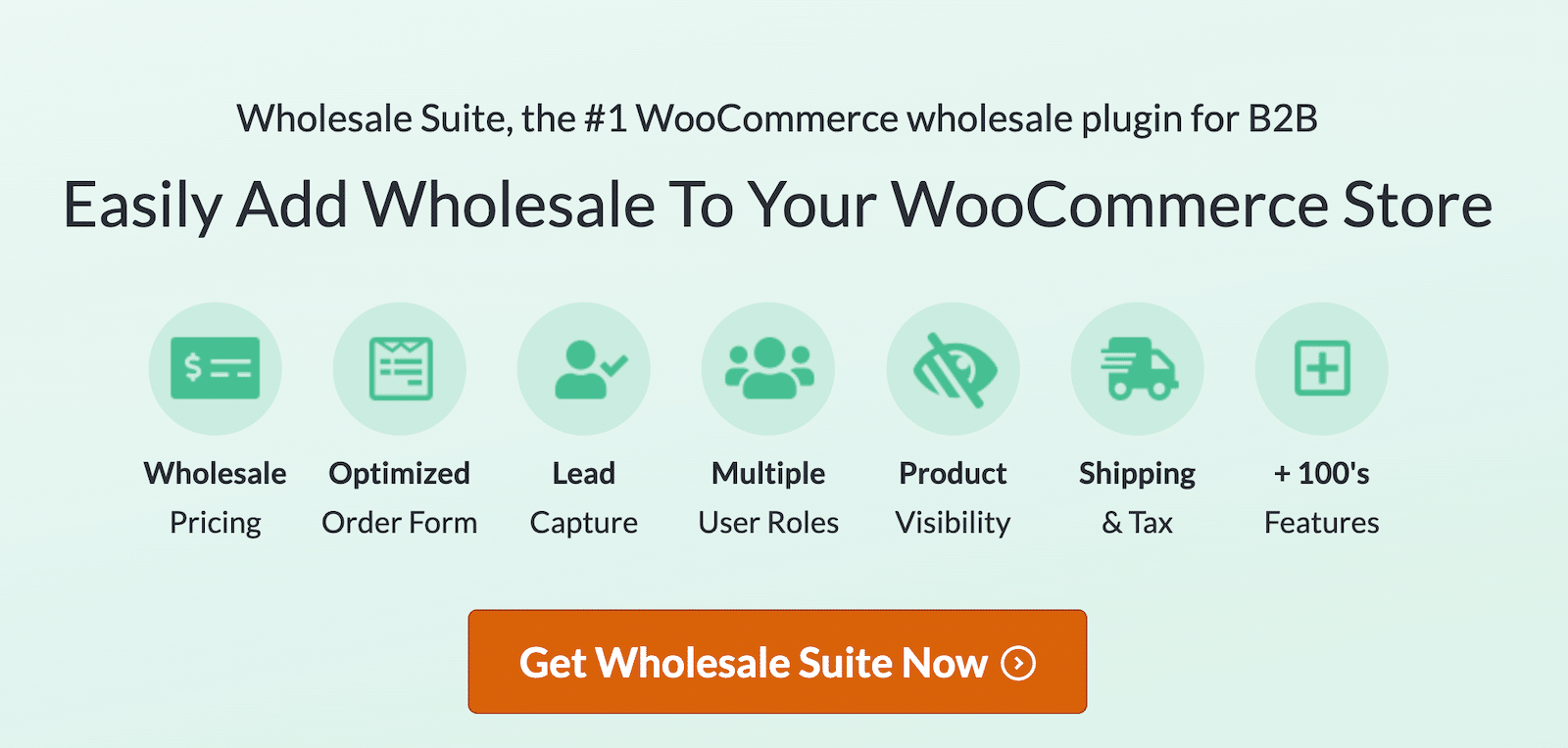 Wholesale Suite homepage