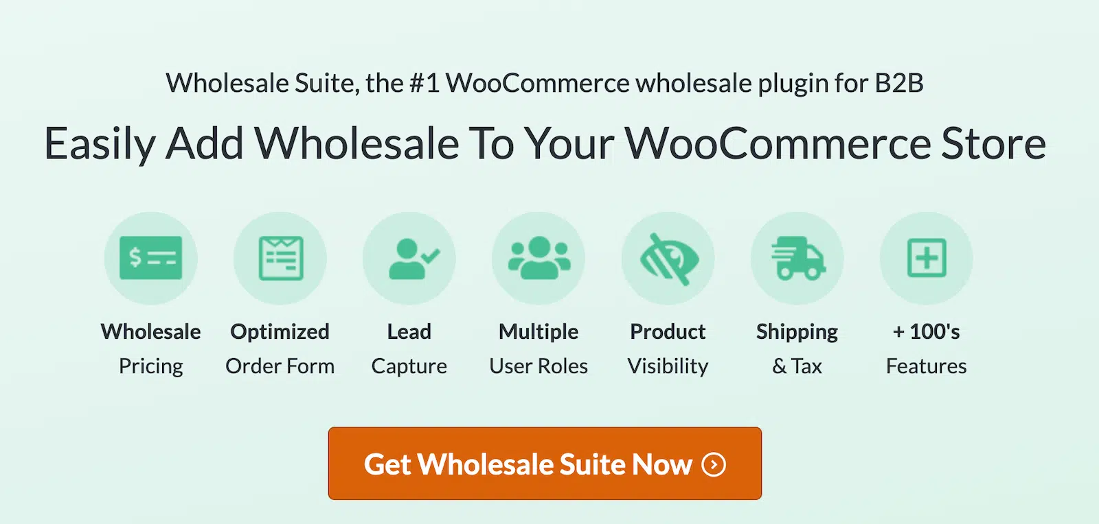 Wholesale Suite homepage
