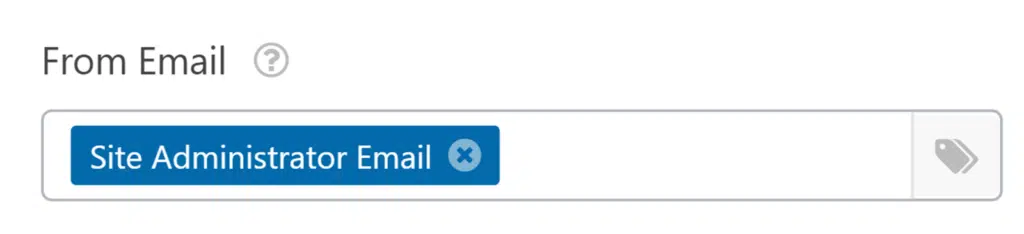 endereço de e-mail do remetente da notificação