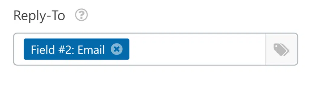 responder para o e-mail com tag inteligente