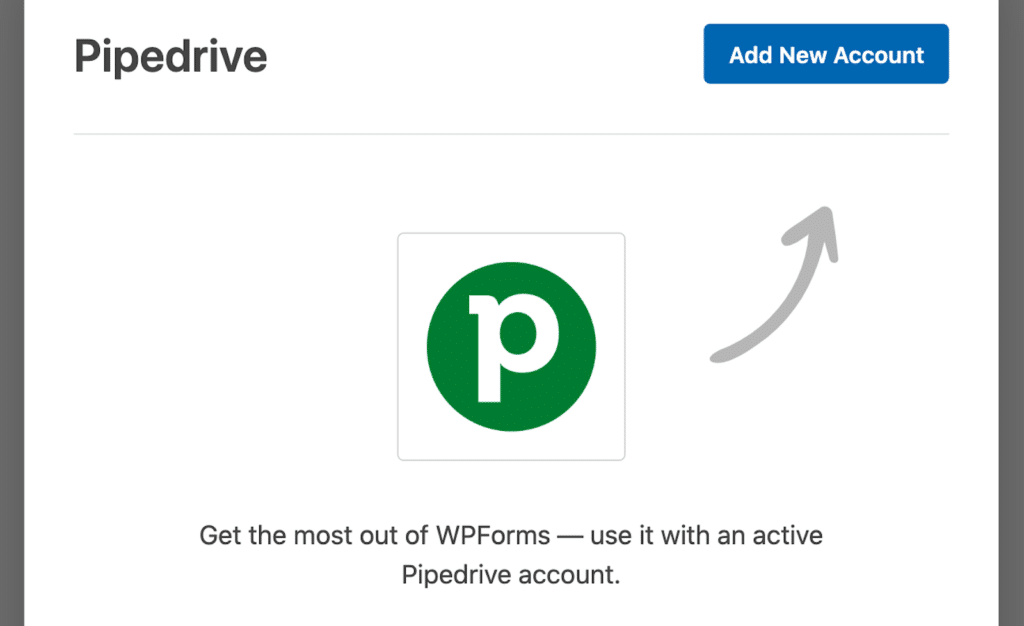 Pipedrive_ConnectAccount - WPForms