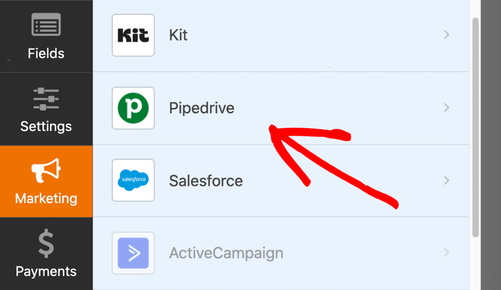 Pipedrive_MarketingTab - WPForms