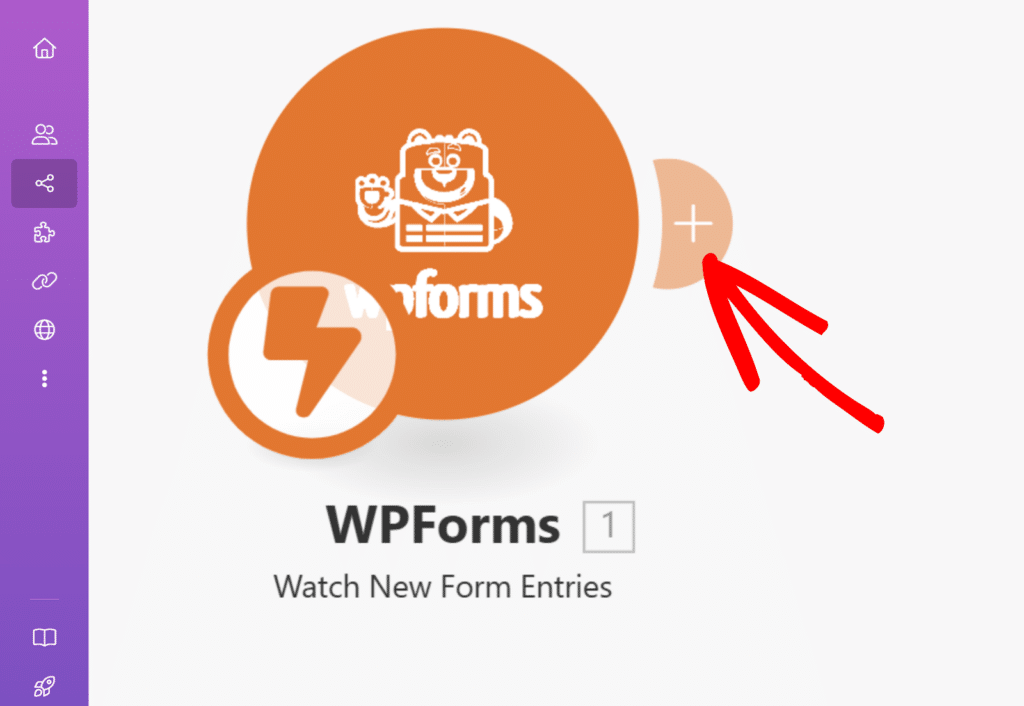 add-scenario-make-addon - WPForms Haga clic en el botón para añadir otro módulo