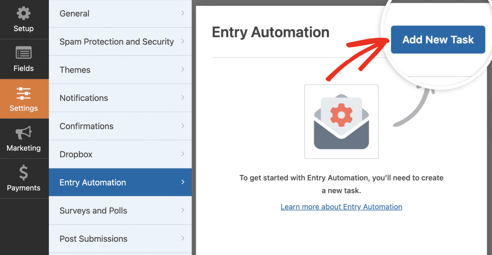 add-new-task - WPForms Añadir nueva tarea