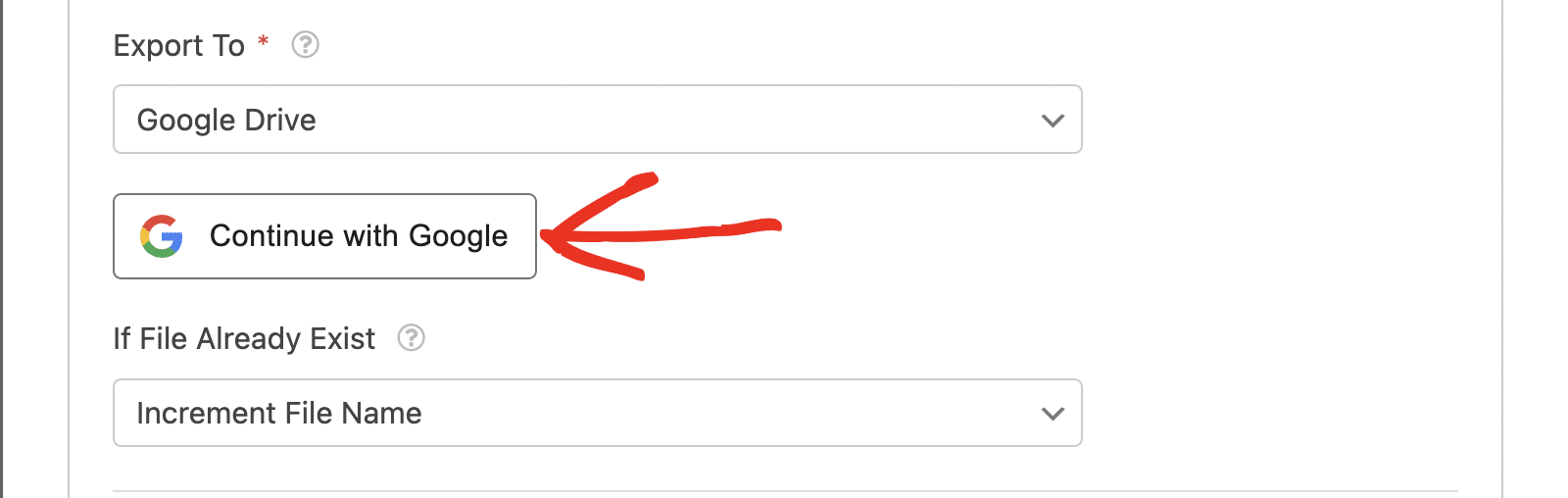 Continuar con Google