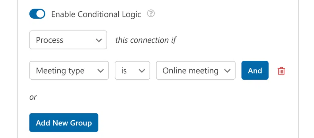 Google calendar conditional logic