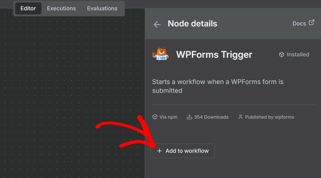 add-wpforms-node - WPForms Knoten zum Workflow hinzufügen