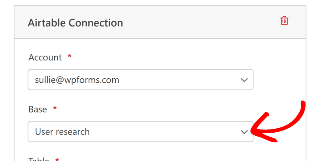airtable-select-base - WPForms