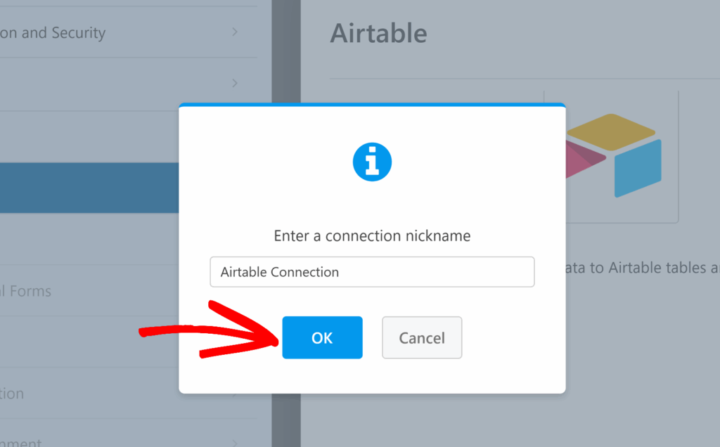 enter-connection-name-airtable - WPForms Apelido da conexão Airtable
