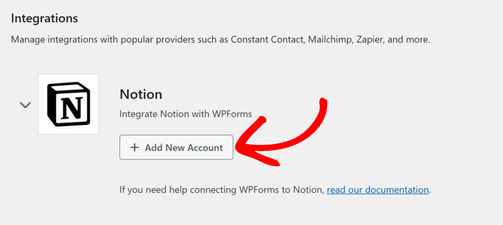 add-new-account-Notion-addon - WPForms