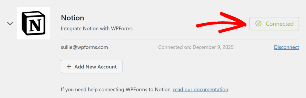 notion-addon-connected - WPForms