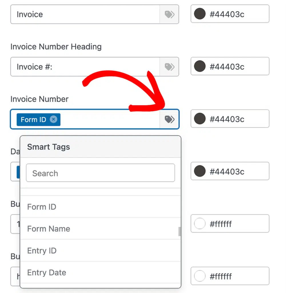 pdf form field smart tags