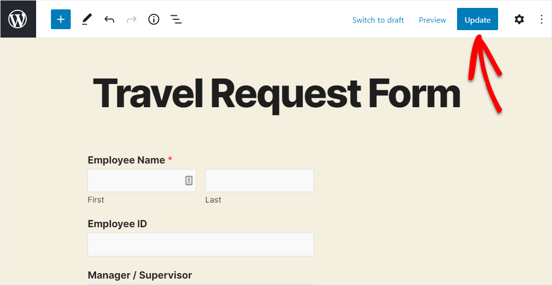 travel request email address