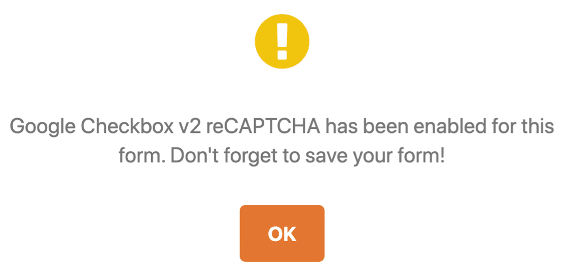 reCAPTCHA enabled to stop contact form spam