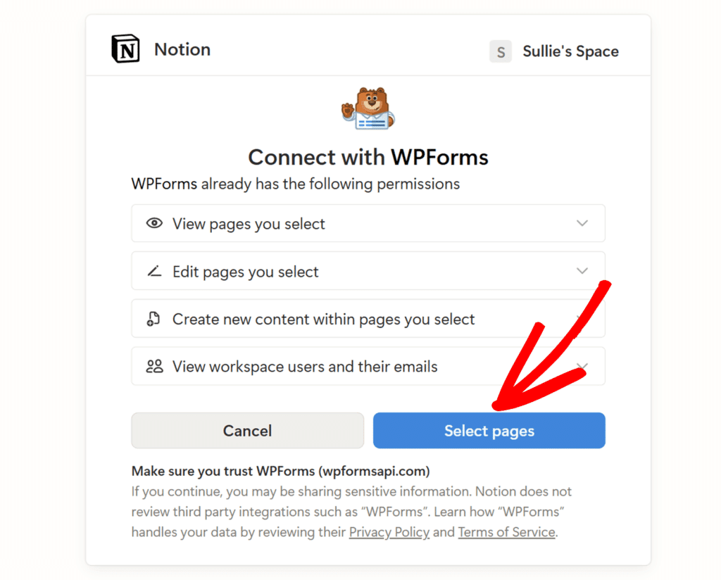 select-pages-notion - WPForms