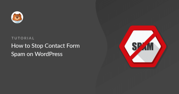 Stop contact form spam