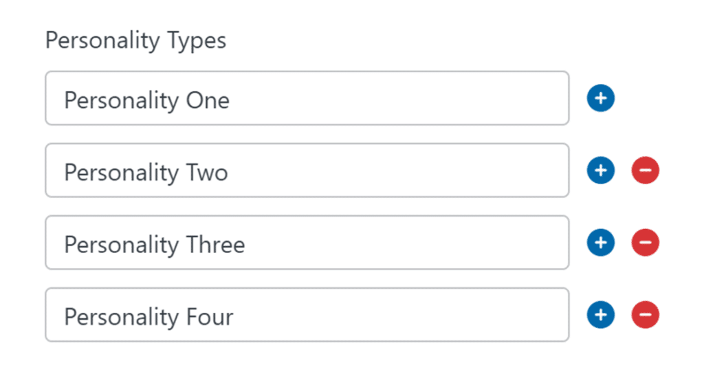 Types de personnalité