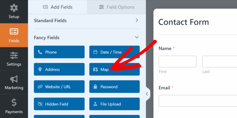 Using the Map Field - WPForms