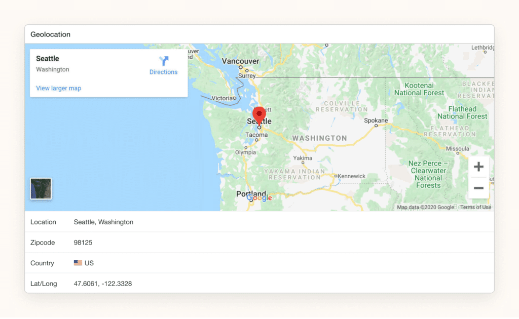 O complemento WPForms Geolocation mostra o Google Map integrado