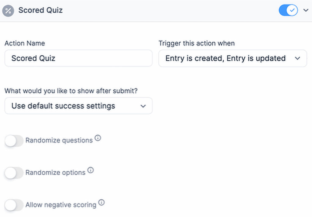 quiz maker formidable forms