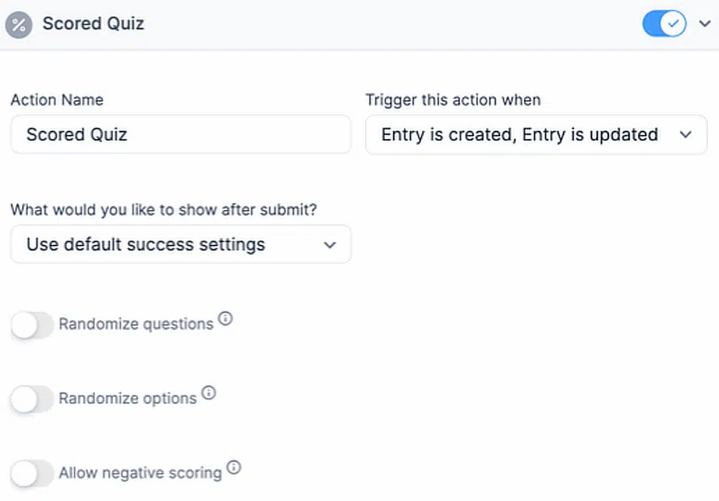 quiz maker formidable forms