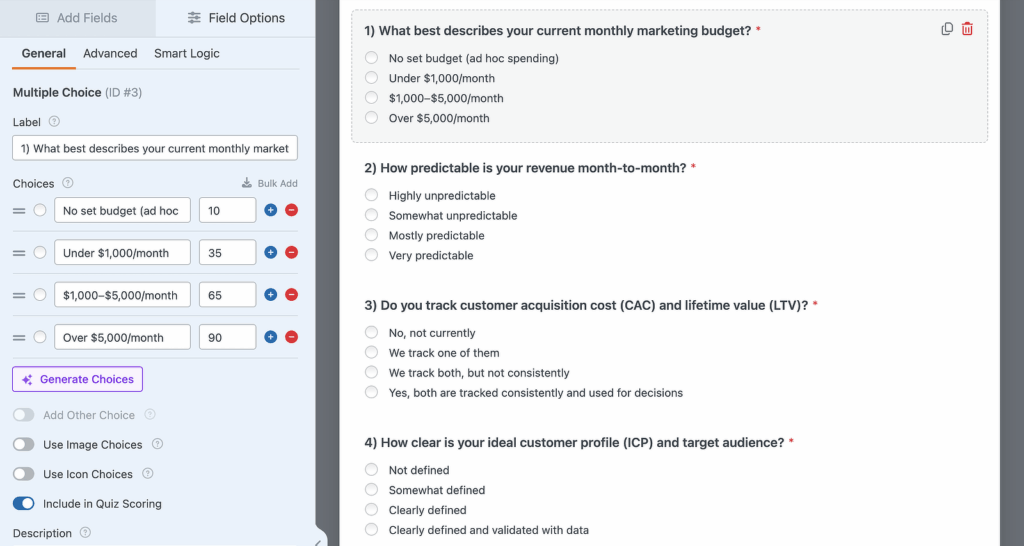 加重クイズ問題