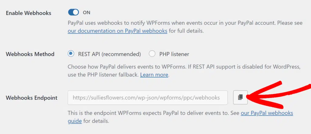 copy-webhook - WPForms