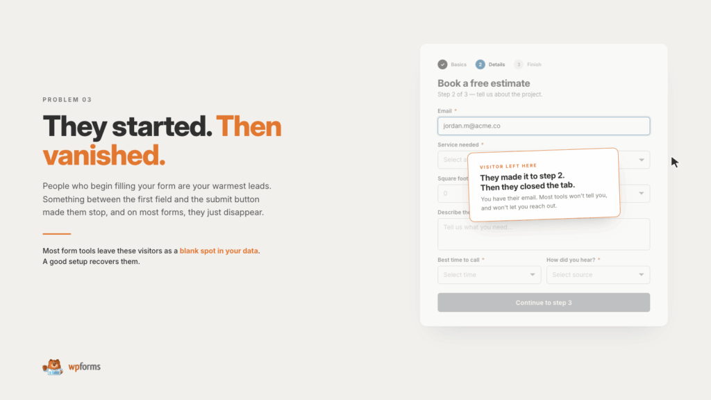 Das Formularbeispiel startet, wird aber nie fertig