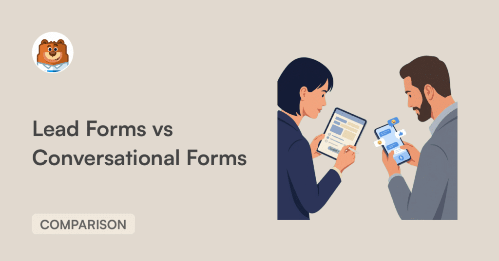Lead Forms vs Conversational Forms - WPForms Lead Forms vs Conversational Forms