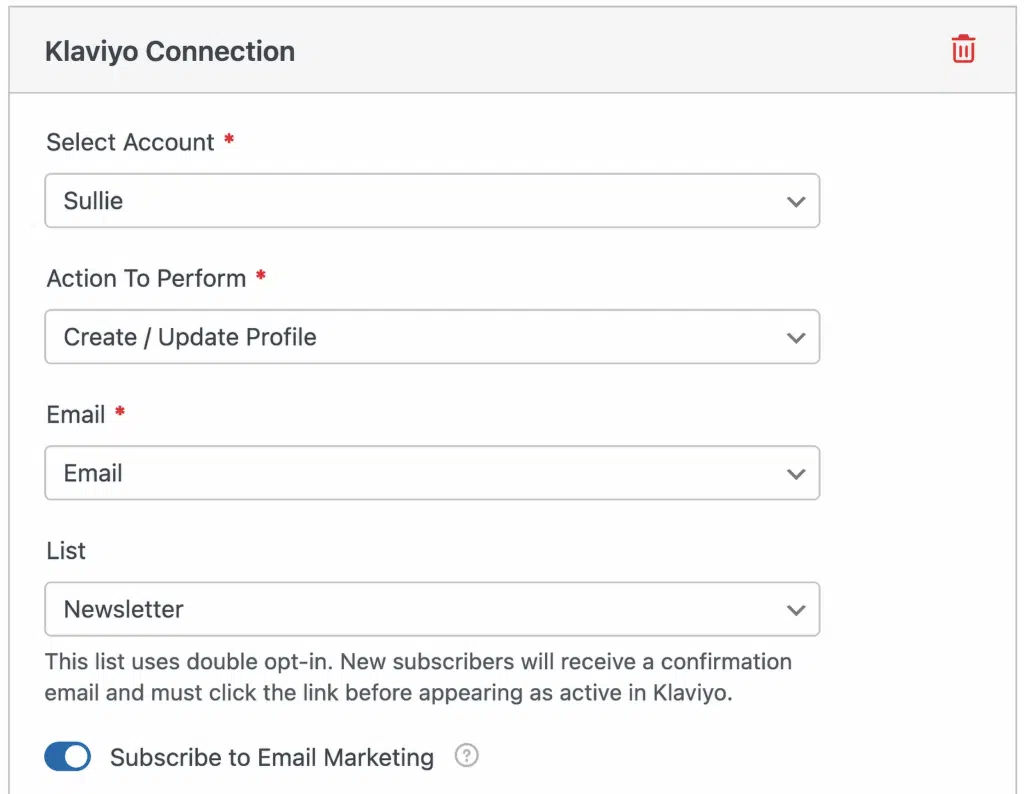 Klaviyo Double Opt-in