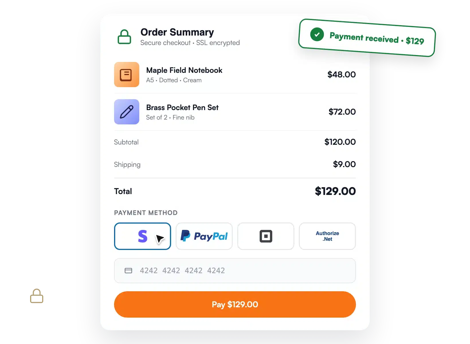 Vergleich-Zahlungen - WPForms WPForms Zahlungsformulare mit Stripe, PayPal und Square