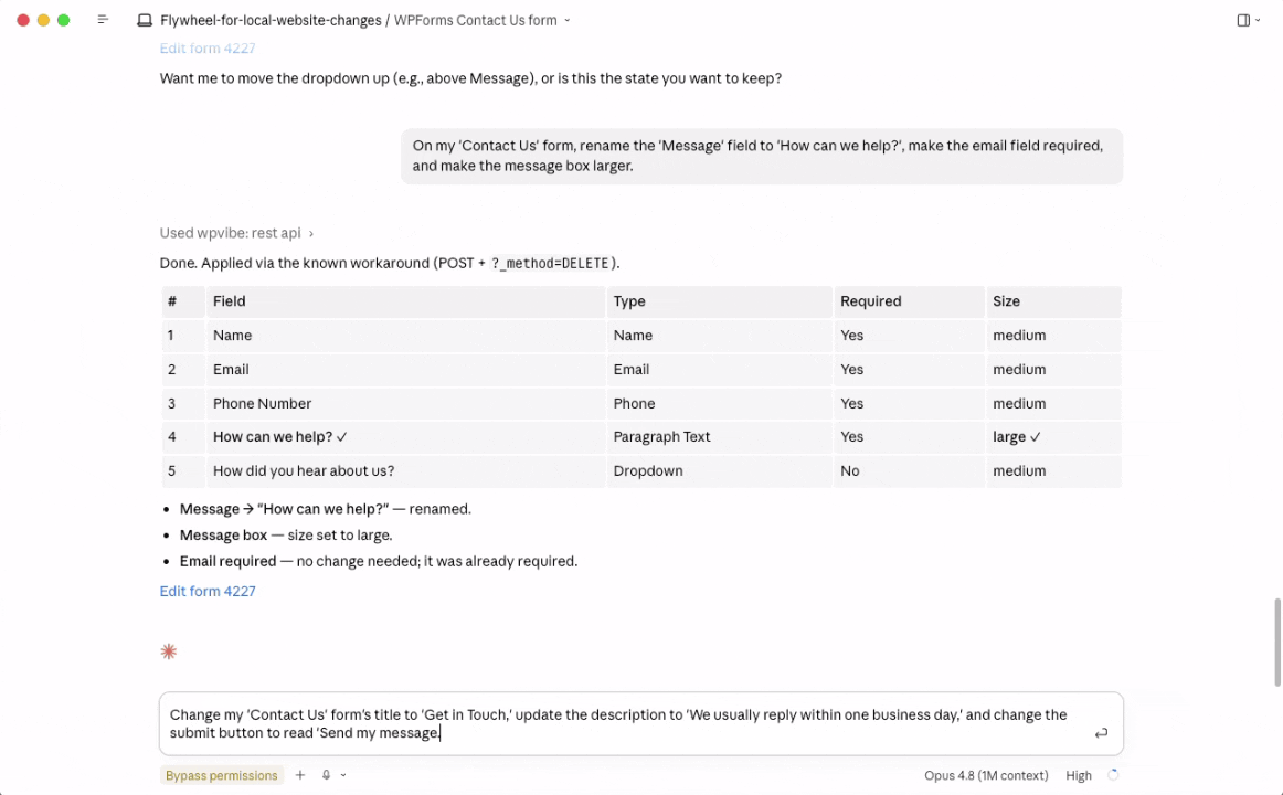 update your forms key settings - WPForms update your forms key settings
