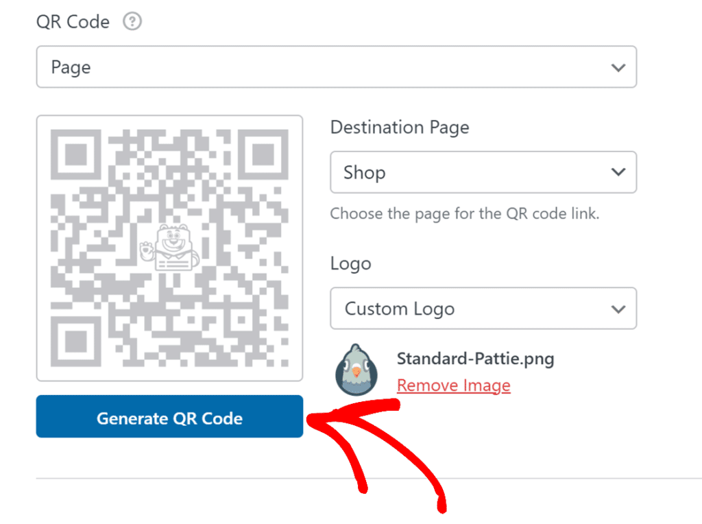 Generar el código QR en el creador de formularios